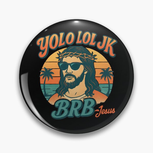 Item preview, YOLO LOL JK BRB Jesus Faith Easter Resurrection Funny Jesus Gear designed and sold by DynamicDesign.