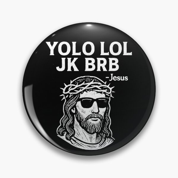 Item preview, YOLO LOL JK BRB Jesus Faith Easter Resurrection Funny Jesus Gear designed and sold by DynamicDesign.