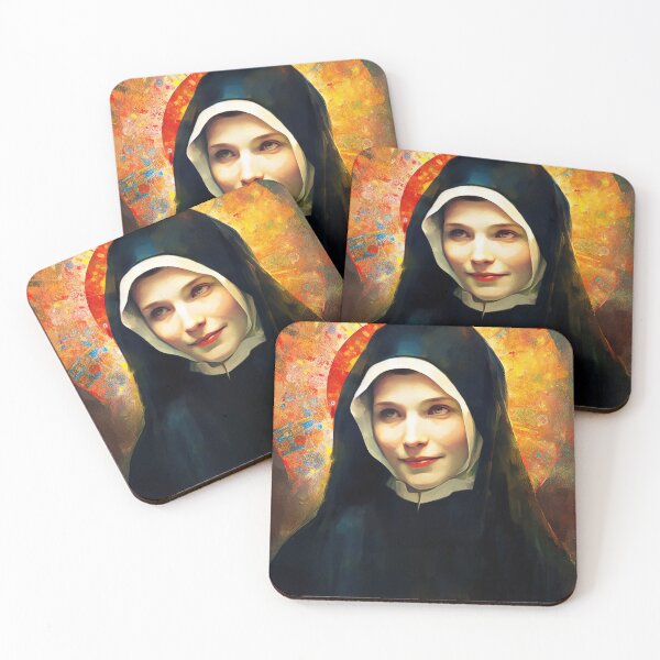 Item preview, Saint Faustina Kowalska designed and sold by SanctifiedSouls.