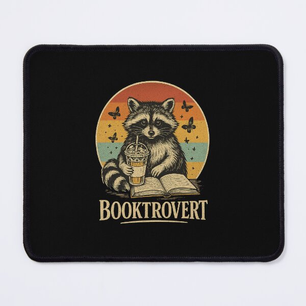 Item preview, Booktrovert Reading Raccoon designed and sold by queenzoid.