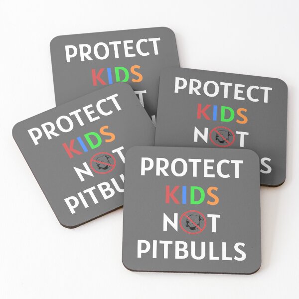 Item preview, Protect Kids Not Pitbulls (white text) designed and sold by impeaking.