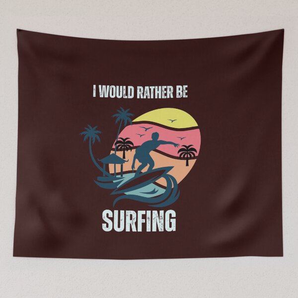 Item preview, I would rather be surfing sticker designed and sold by AusomeStickers.