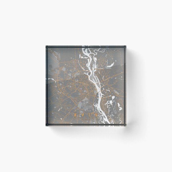 Item preview, Kyiv City Map of Ukraine - Bauhaus designed and sold by deMAP.