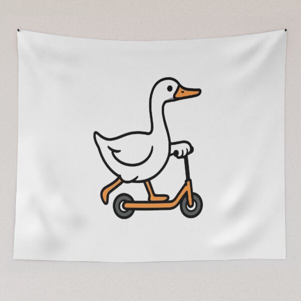 Item preview, duck on skis  designed and sold by semad34.