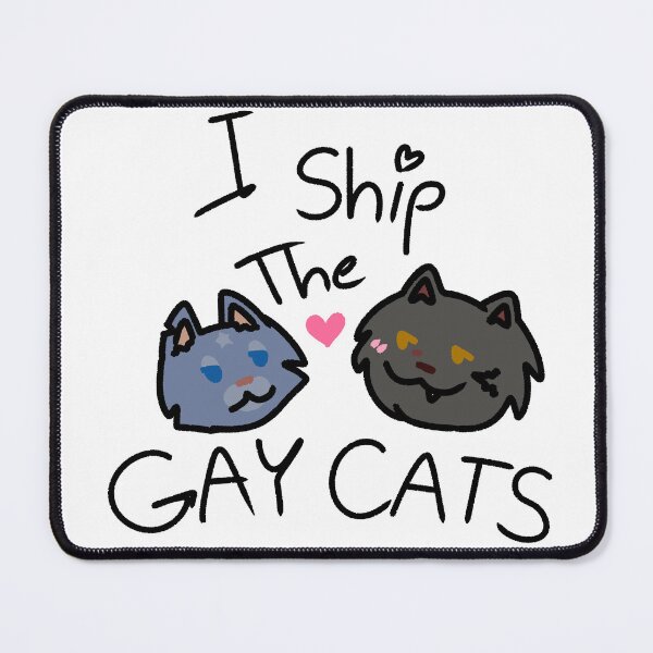Item preview, Gay Cats - Blue & Yellow  designed and sold by Daturnity.