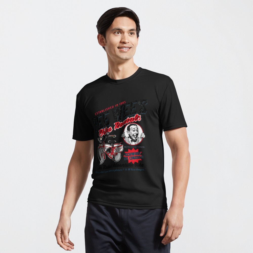 Pee Wee Herman Bike Rentals  Fitted V-Neck T-Shirt