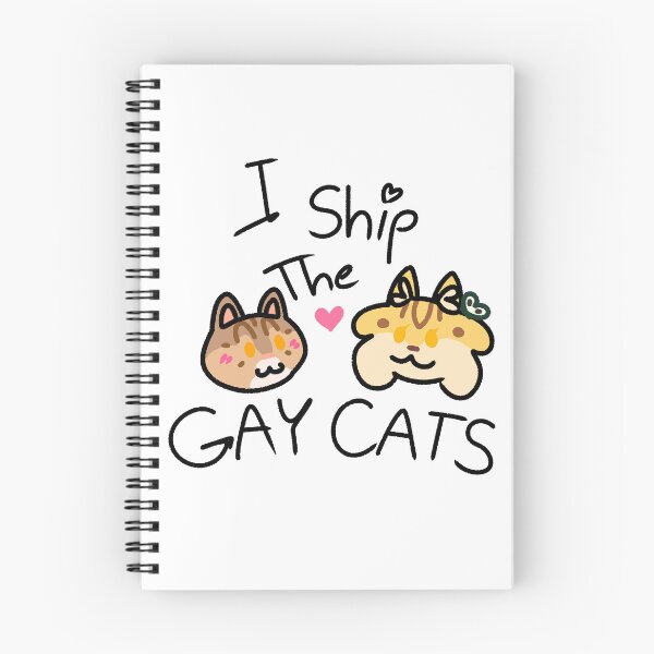 Item preview, Gay Cats - Leaf & Moth designed and sold by Daturnity.
