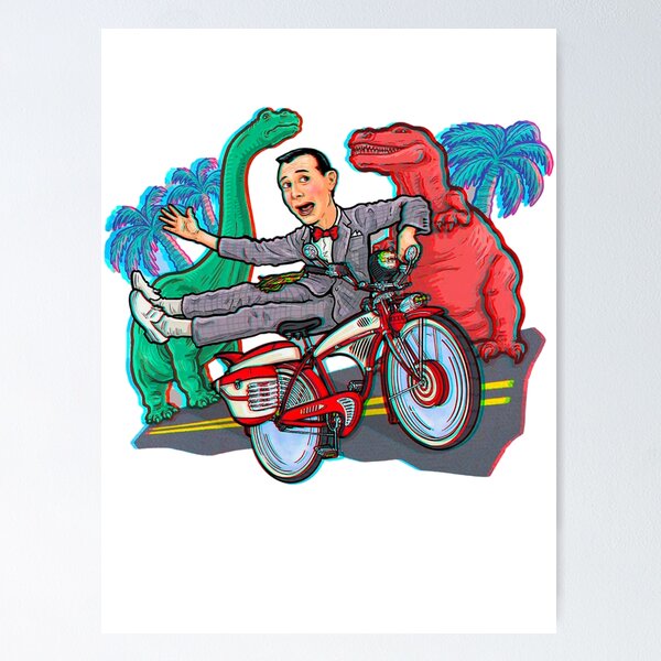 Item preview, Pee Wee's Big Bike! And Dinosaurs designed and sold by deristageagadir.
