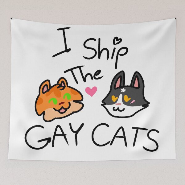 Item preview, Gay Cats - Jake & Tall designed and sold by Daturnity.
