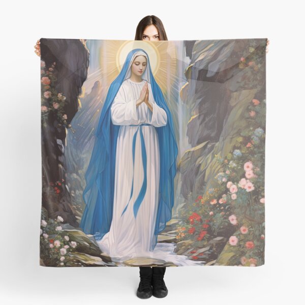 Item preview, Our Lady of Lourdes designed and sold by SanctifiedSouls.