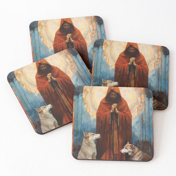 Item preview, Saint Ailbhe designed and sold by SanctifiedSouls.