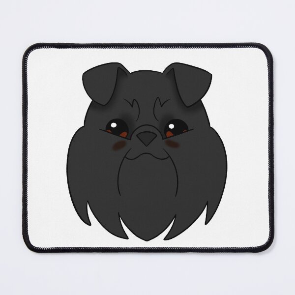 Item preview, Black Brussels Griffon Tear Stains designed and sold by OliRoseArt.