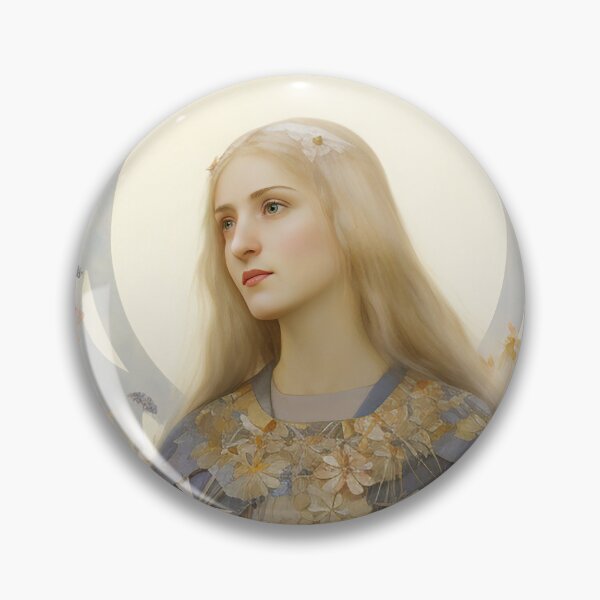 Item preview, Saint Hildegard designed and sold by SanctifiedSouls.