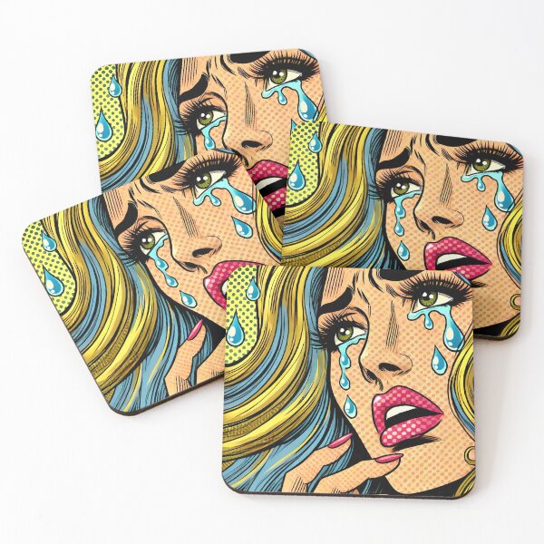 Item preview, Pop Art: Crying Woman designed and sold by PinUpPizzazz.