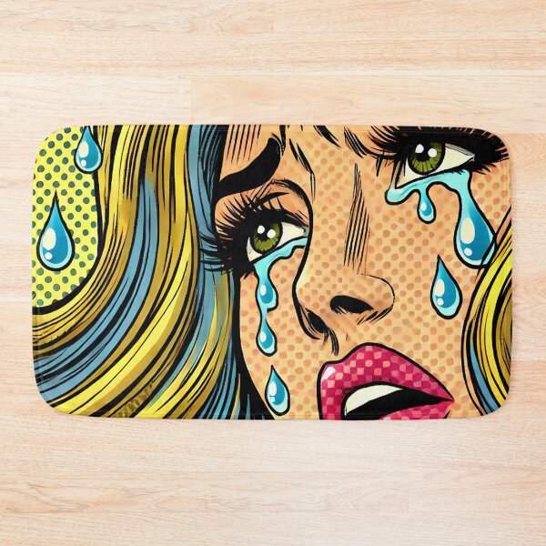 Item preview, Pop Art: Crying Woman designed and sold by PinUpPizzazz.