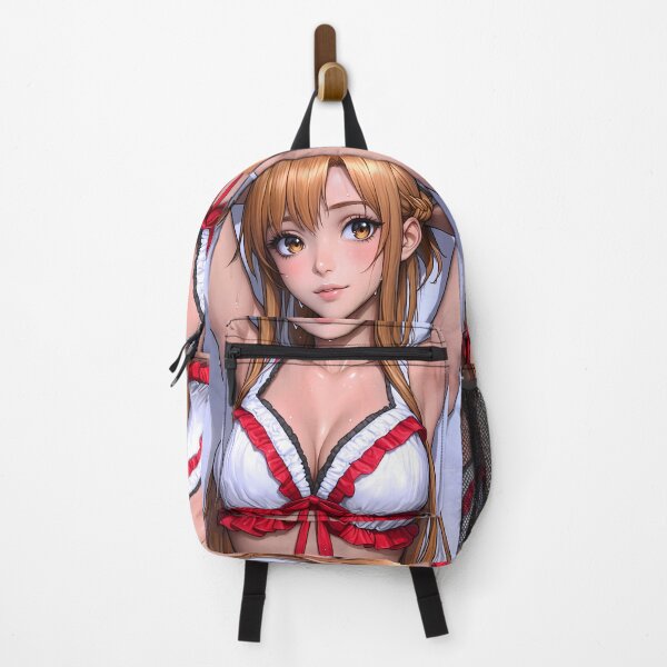 Item preview, Asuna Sword Art Online Anime White Red Frill Bikini Braided Shine designed and sold by telchimabukar.