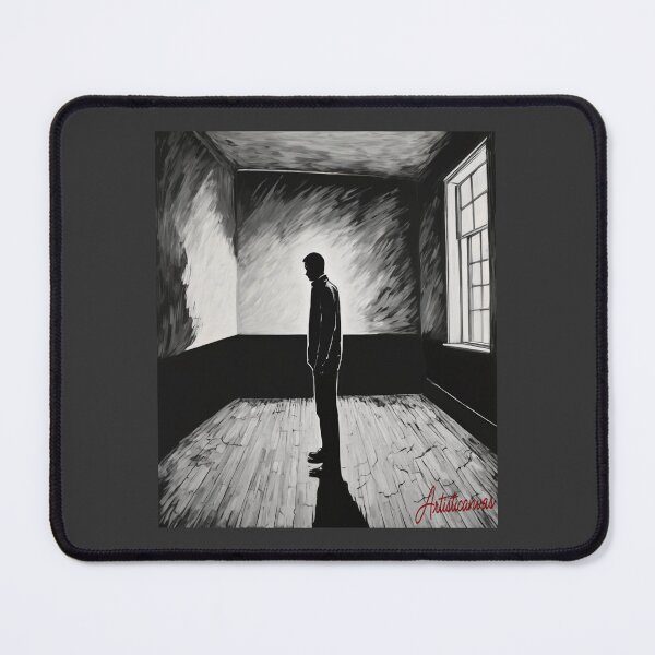 Item preview, "Solitude and Shadows: Noir Atmosphere in Monochrome" designed and sold by Artisticanvas.