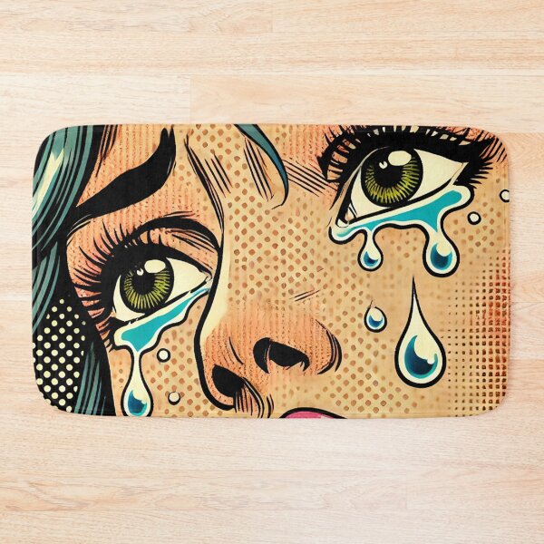 Item preview, Pop Art: Crying Woman designed and sold by PinUpPizzazz.