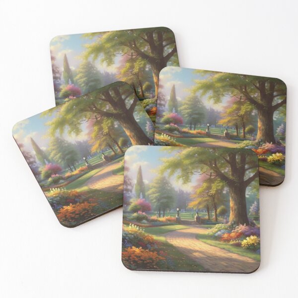 Item preview, Sunlit Moments A Public Park in Summer designed and sold by BlareBlare.