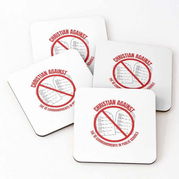Item preview, Christian Against The 10 Commandments in Public Schools designed and sold by CheekyGrace.