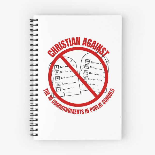 Item preview, Christian Against The 10 Commandments in Public Schools designed and sold by CheekyGrace.