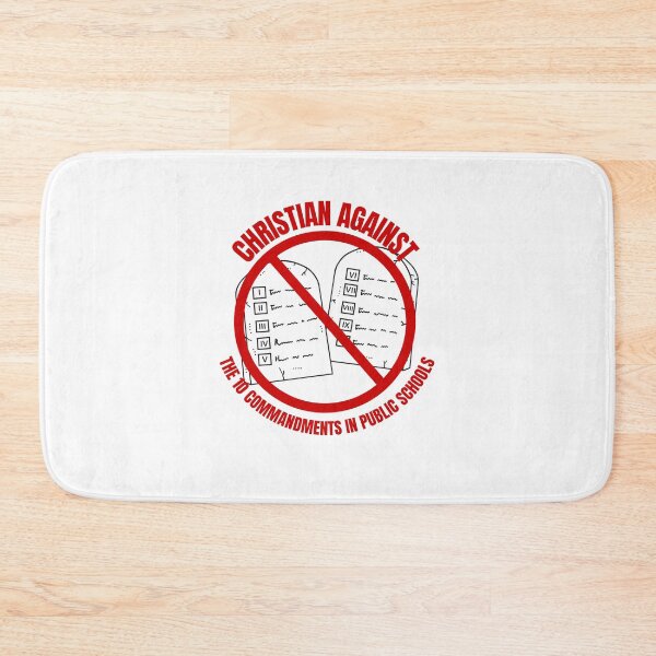 Item preview, Christian Against The 10 Commandments in Public Schools designed and sold by CheekyGrace.