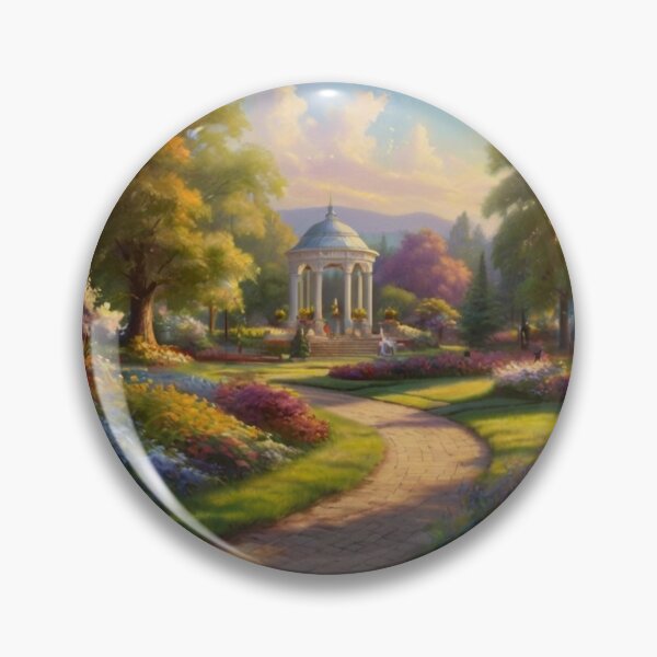 Item preview, Public Park Stroll on a Summer Day designed and sold by BlareBlare.