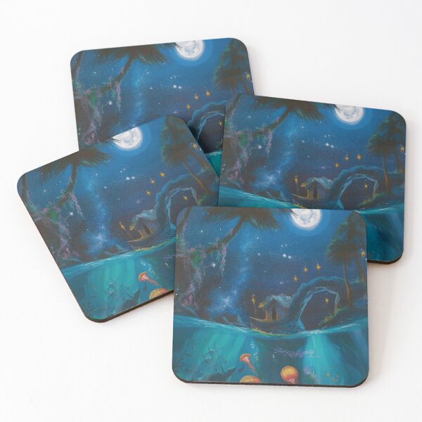 Item preview, Sleep- Underwater Ocean Scene Painting designed and sold by Erica Kilbourn.