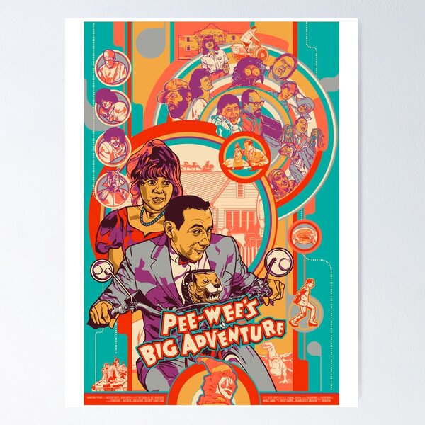 Item preview, Pee-wee's Big Adventure Retro Art designed and sold by deristageagadir.