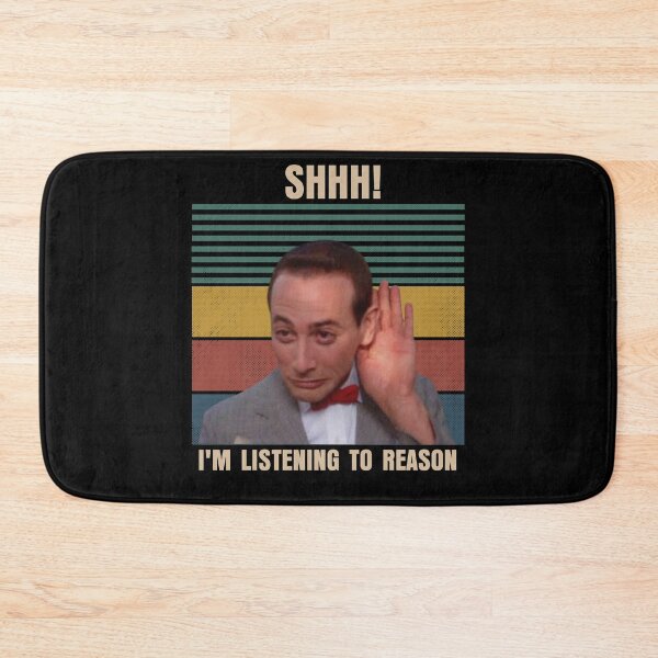 Item preview, Shhh I'm Listening To Reason Vintage Pee-wee Herman Lovers T designed and sold by deristageagadir.