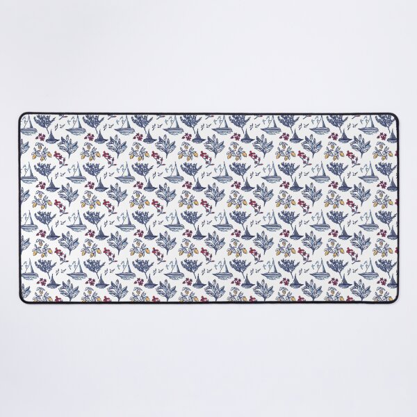 Item preview, Memories of Capri Italy sailboats, lemons, and flowers pattern designed and sold by RRuffieuxStudio.