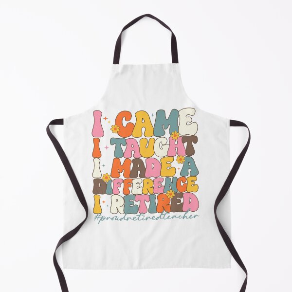 Item preview, Preppy Retired Teacher Png, I Came I Taught I Loved I Retired Png, Retired Teacher Gift Png, Retro shirt, Funny Retired Teacher T-shirt designed and sold by OctonoteStudio.