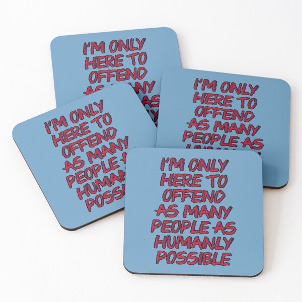 Item preview, Here To Offend designed and sold by IKDG.