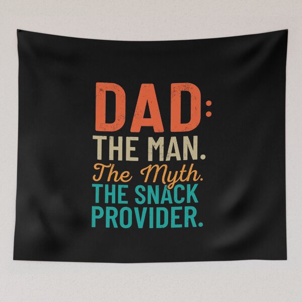 Item preview, Dad The Man Myth Snack Provider Funny Fathers Day designed and sold by MasCorner.