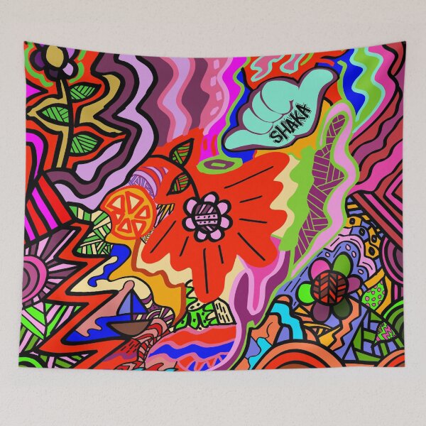 Artikelvorschau, Shaka Flower Power entworfen und verkauft von zara-designs.