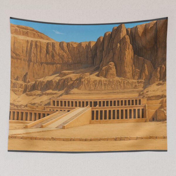 Item preview, The Temple of Hatshepsut designed and sold by KAI-Studio.