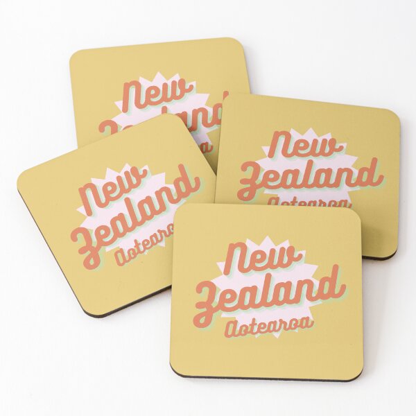 Item preview, New Zealand Aotearoa - Yellow designed and sold by Sticker Kiwi.