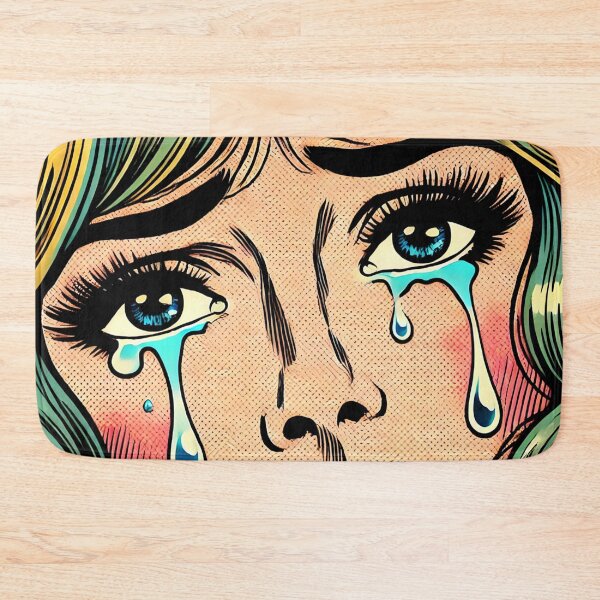 Item preview, Pop Art: Crying Woman designed and sold by PinUpPizzazz.