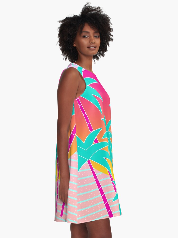 Alternate view of Hello Miami Sunset A-Line Dress