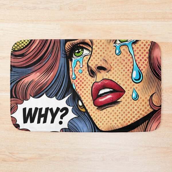 Item preview, Pop Art: Crying Woman designed and sold by PinUpPizzazz.