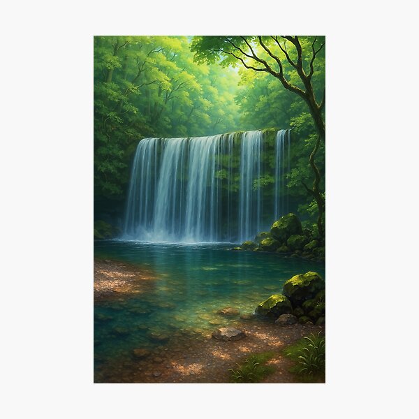 Item preview, The Nabegataki Falls at Kumamoto designed and sold by Takeda-art.