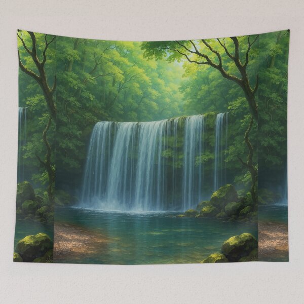 Item preview, The Nabegataki Falls at Kumamoto designed and sold by Takeda-art.