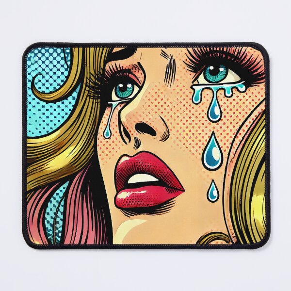 Item preview, Pop Art: Crying Woman designed and sold by PinUpPizzazz.