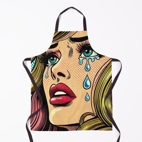 Item preview, Pop Art: Crying Woman designed and sold by PinUpPizzazz.