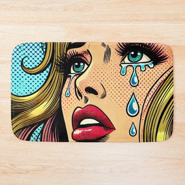 Item preview, Pop Art: Crying Woman designed and sold by PinUpPizzazz.