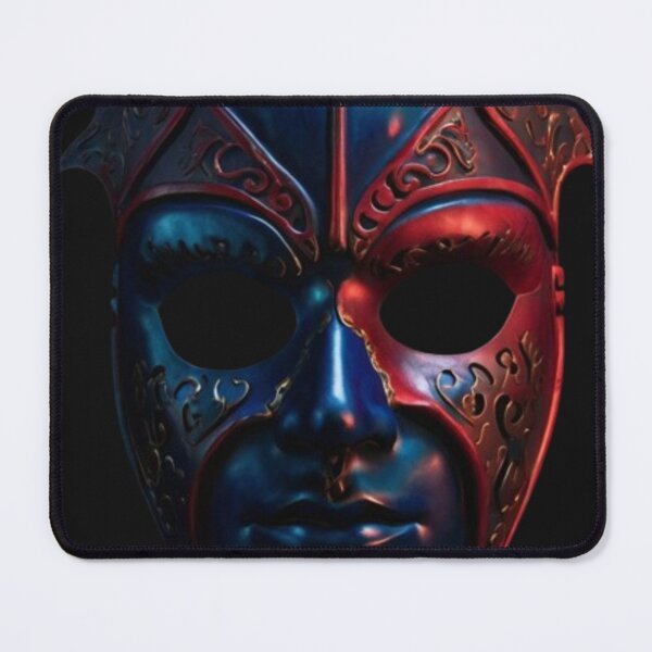 Item preview, theatrical mask in red and blue hue designed and sold by optimusprime39.
