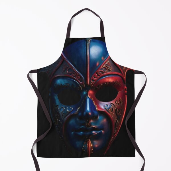 Item preview, theatrical mask in red and blue hue designed and sold by optimusprime39.