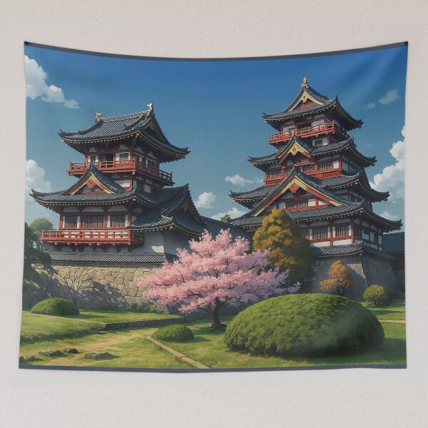 Item preview, The Fushimi Castle at Kyoto designed and sold by Takeda-art.