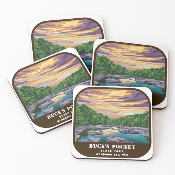 Item preview, Vintage Buck's Pocket State Park (Alabama State Park) designed and sold by RabbitK.