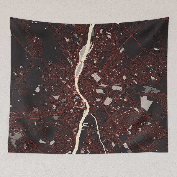 Item preview, Budapest City Map of Hungary - Vector designed and sold by deMAP.